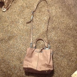 Mauve cross body bag